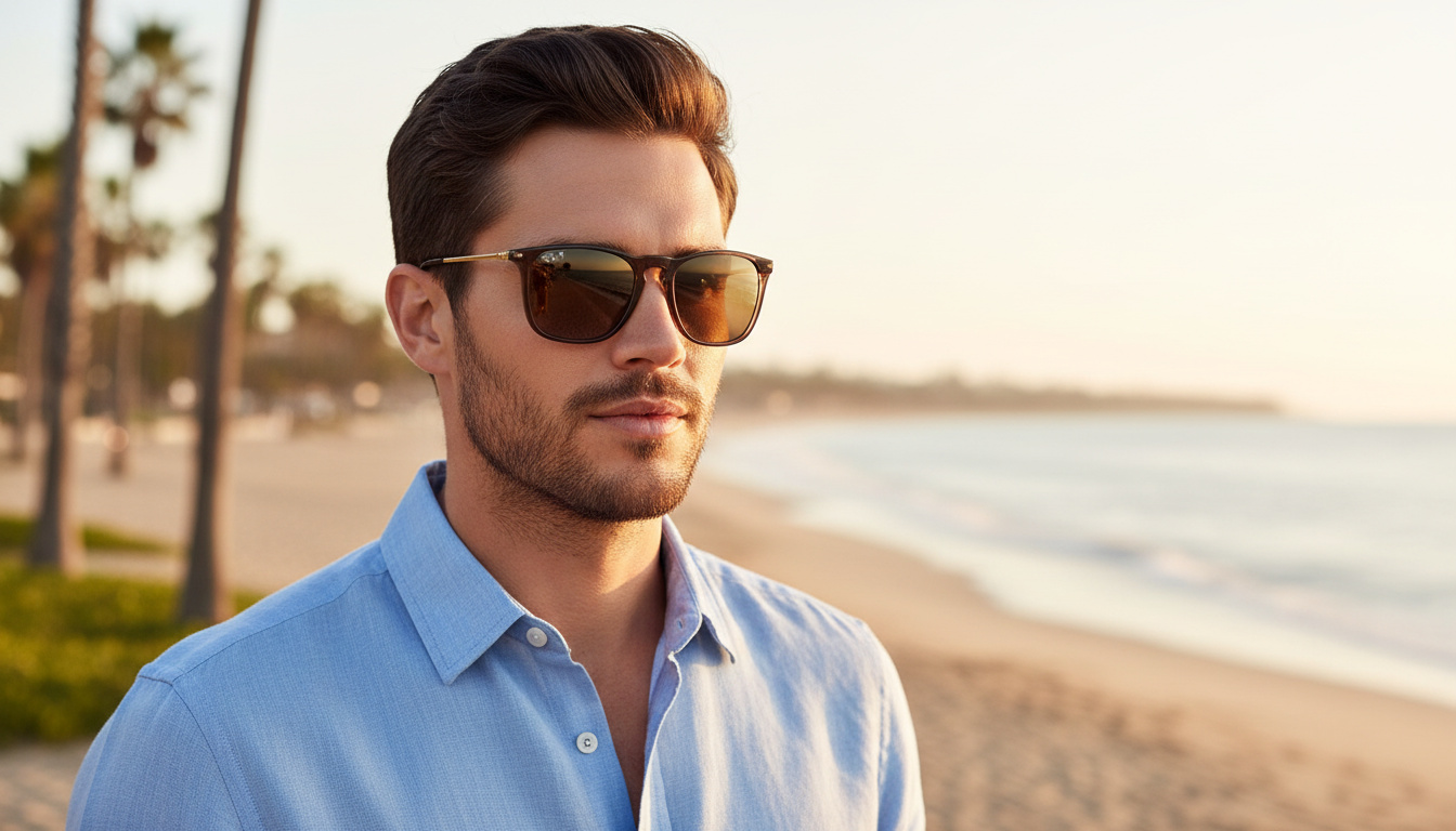 Widok z przodu Ray-Ban CHRIS (RB4187 - 6593T5)