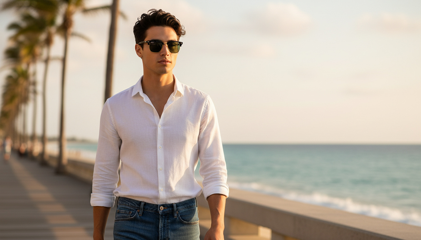 Widok z przodu Ray-Ban NEW CLUBMASTER (RB4416 - 601/31)