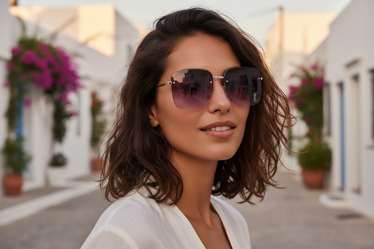 Widok z przodu Saint Laurent SL 312 M (011)