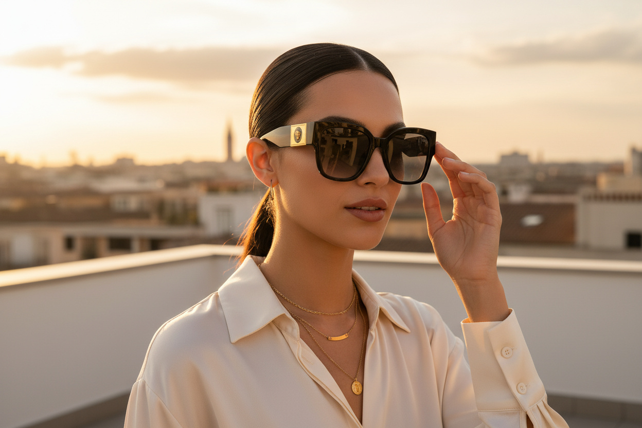 Widok z przodu Versace VE4437U (GB1/T3)