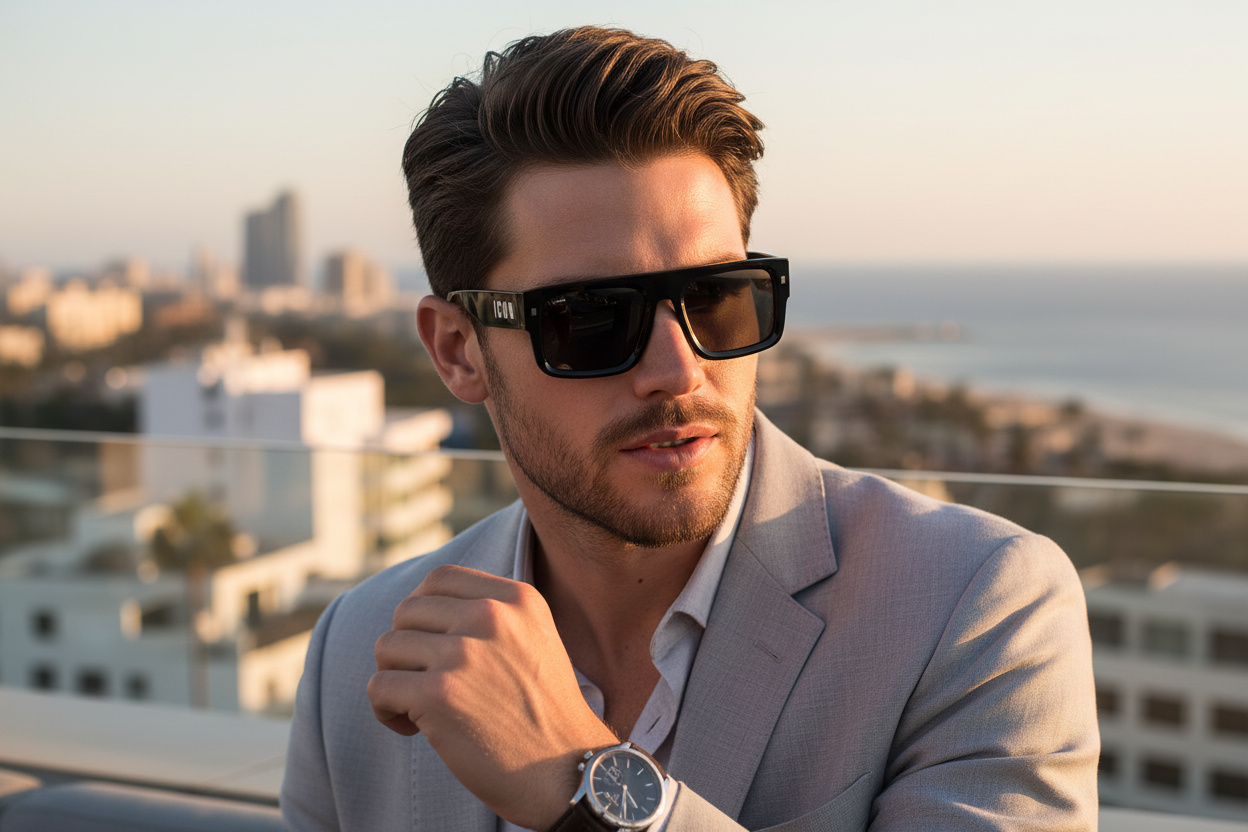 Widok z przodu Dsquared2 ICON 0008/S (807/IR)