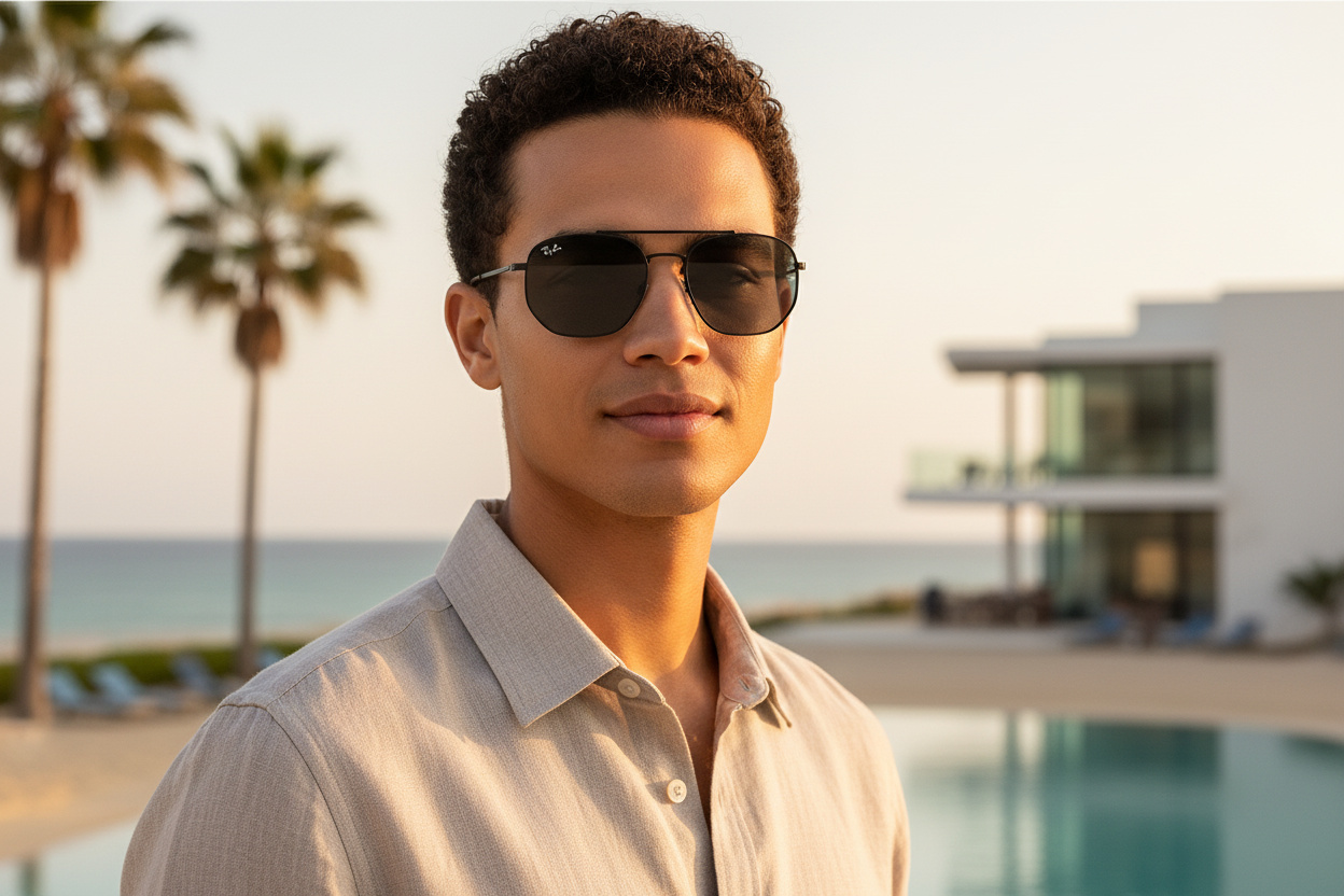 Widok z przodu Ray-Ban RB3707 (9257R5)