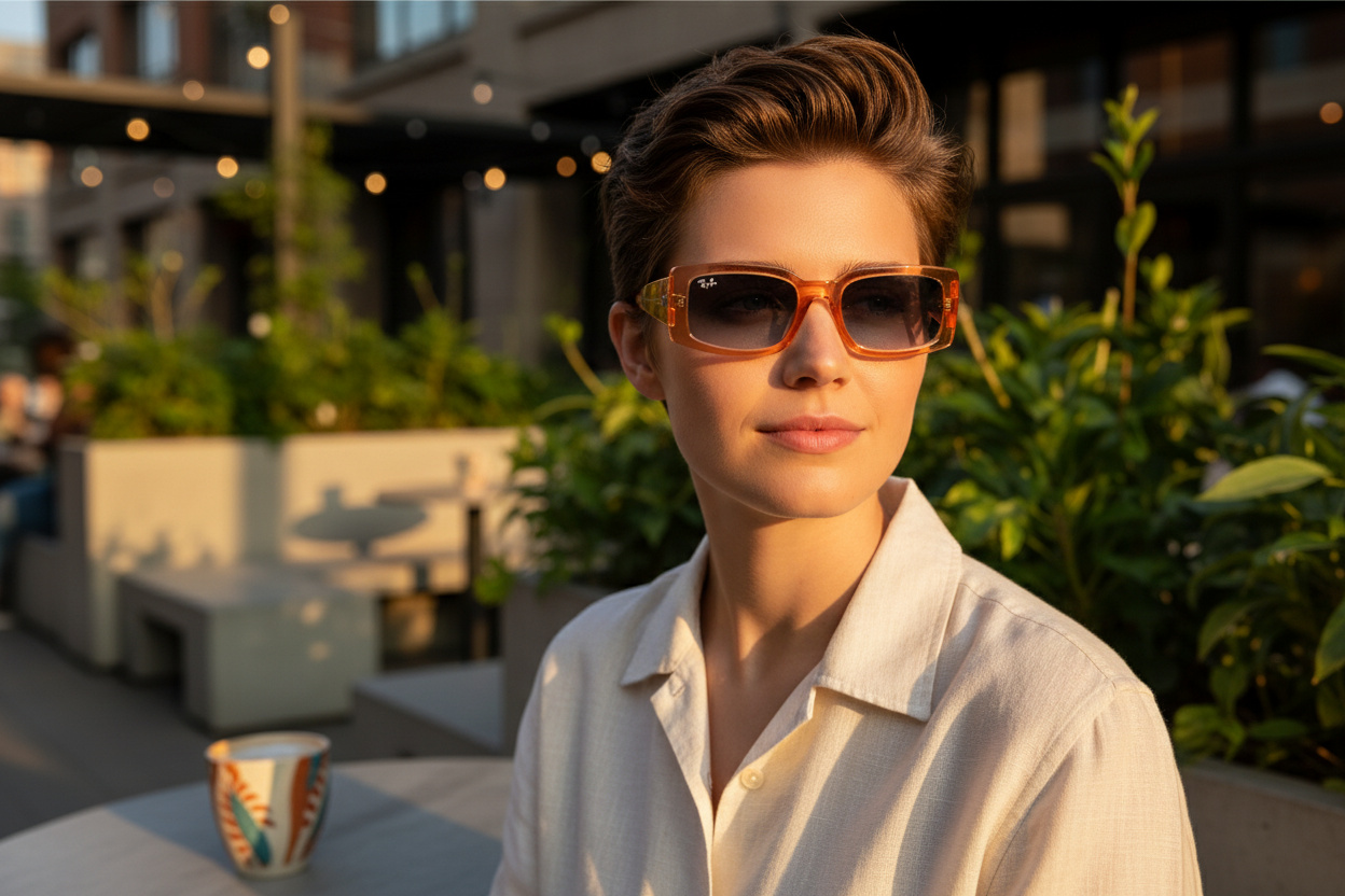 Widok z przodu Ray-Ban KILIANE (RB4395 - 66868F)
