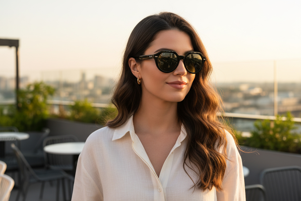 Widok z przodu Ray-Ban GINA (RB4399 - 901/58)