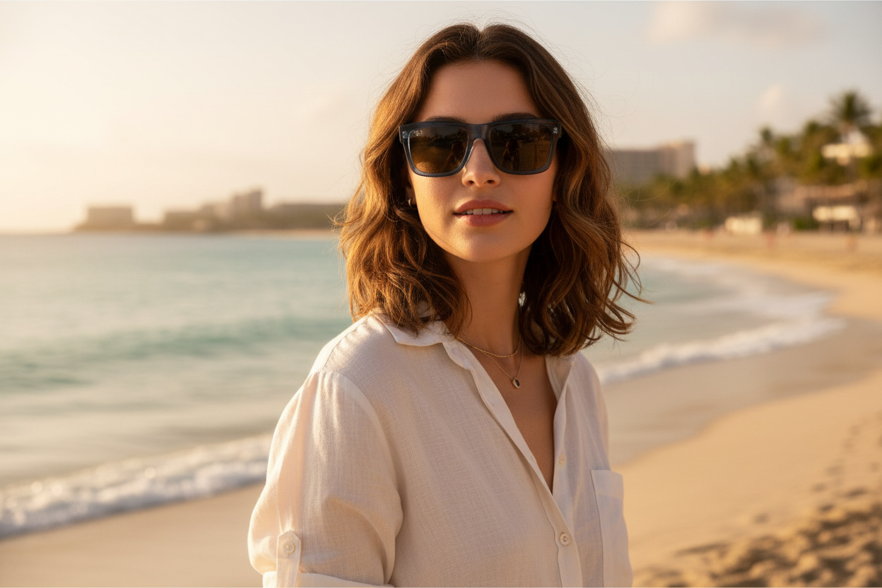 Widok z przodu Ray-Ban WARREN (RB4396 - 668073)