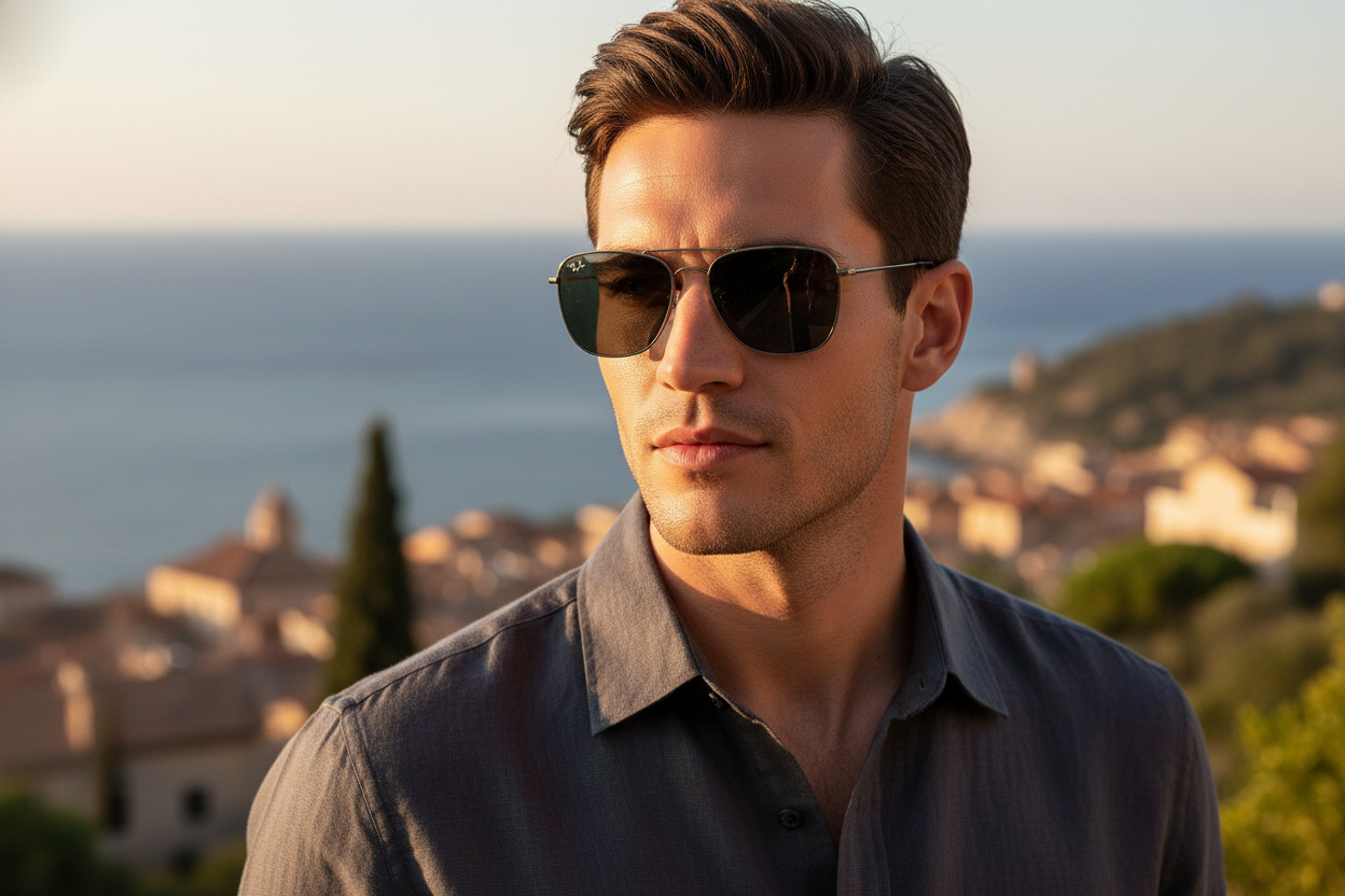 Widok z przodu Ray-Ban CARAVAN REVERSE (RBR0102S - 004/GR)