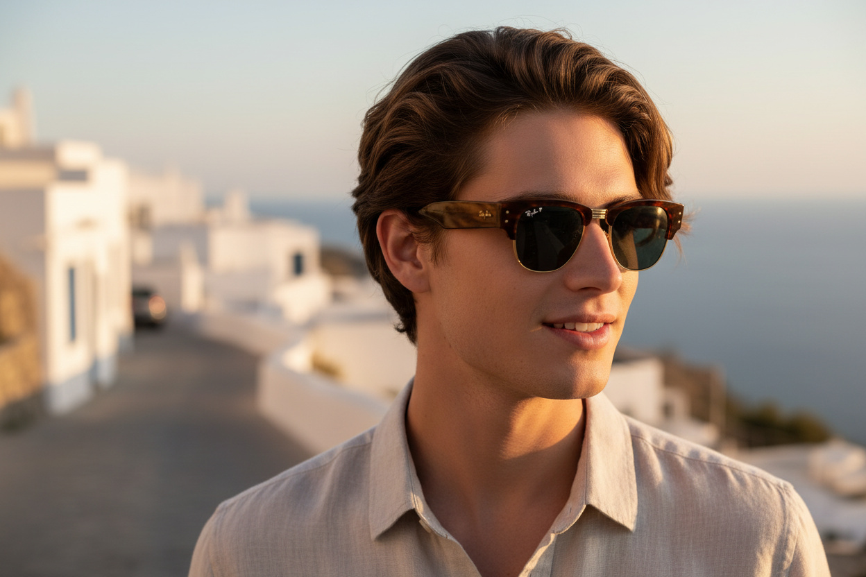 Widok z przodu Ray-Ban MEGA CLUBMASTER (RB0316S - 954/3R)