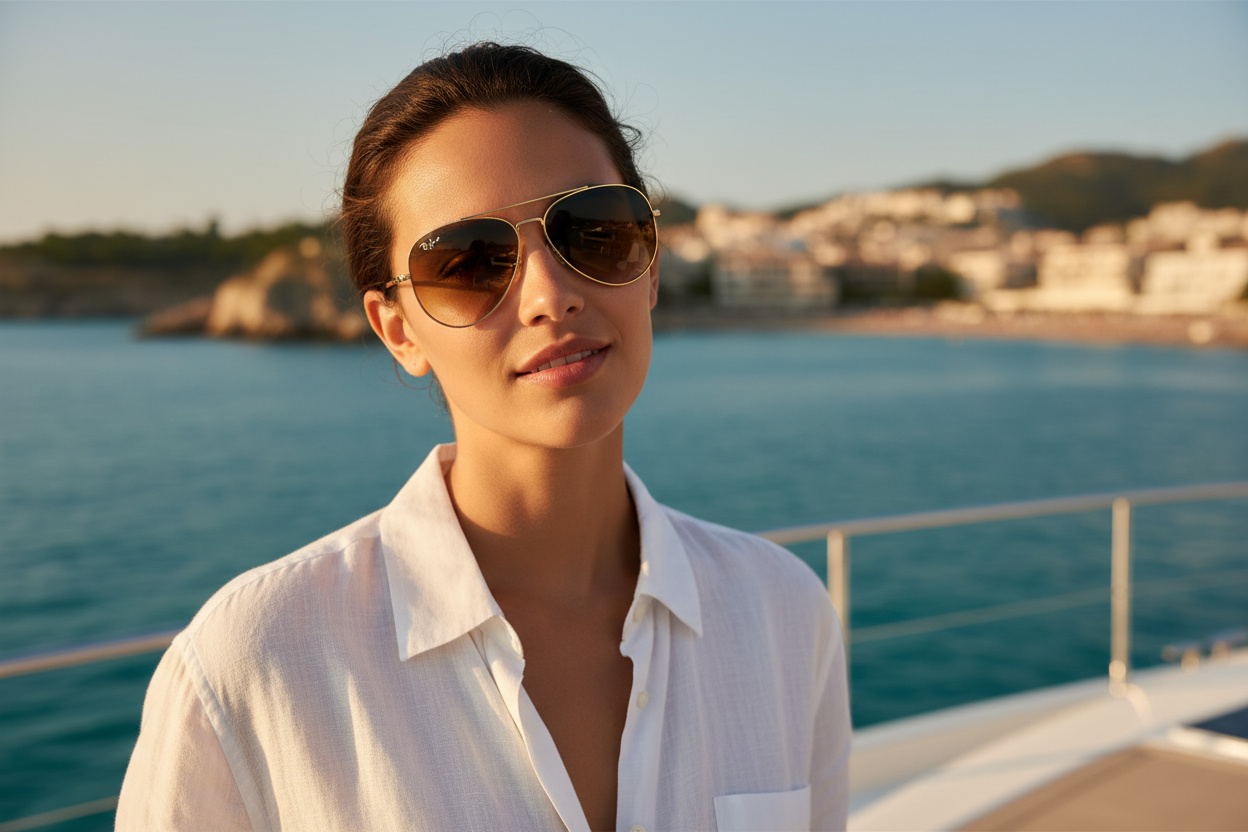 Widok z przodu Ray-Ban NEW AVIATOR (RB3625 - 001/51)