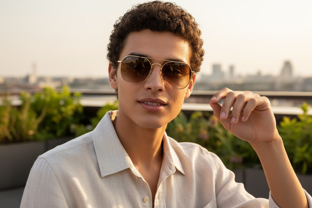 Widok z przodu Ray-Ban JIM (RB3694 - 001/51)