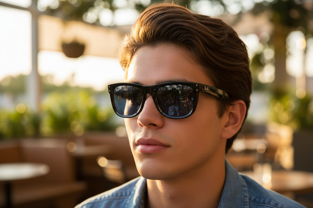 Widok z przodu Ray-Ban WAYFARER REVERSE (RBR0502S - 667772)