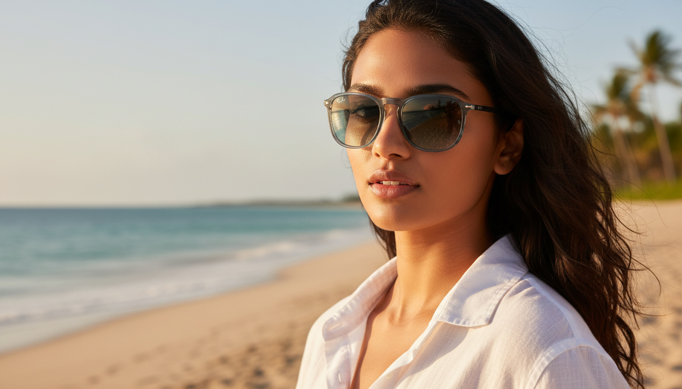 Widok z przodu Ray-Ban RB2203 (1391GK)