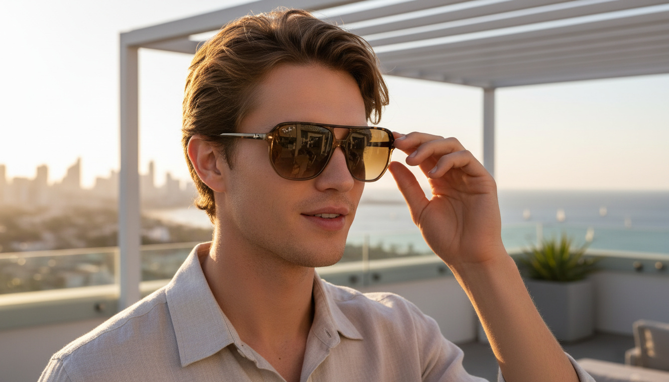 Widok z przodu Ray-Ban BILL ONE (RB2205 - 1292M2)