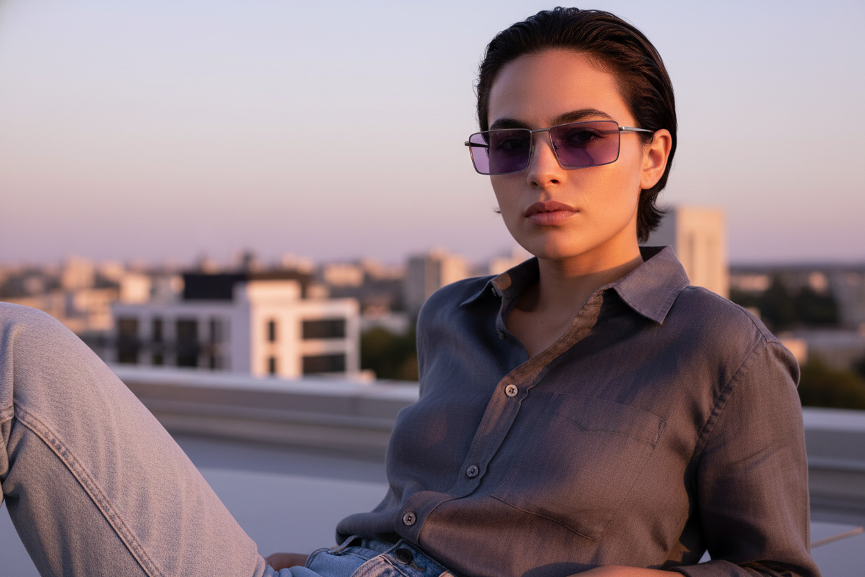 Widok z przodu Ray-Ban EMY (RB3741 - 004/1A)