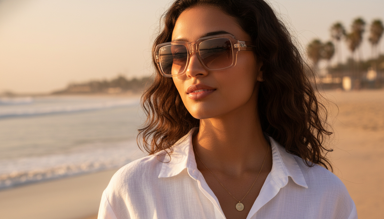 Widok z przodu Ray-Ban MAGELLAN (RB4408 - 67278Z)