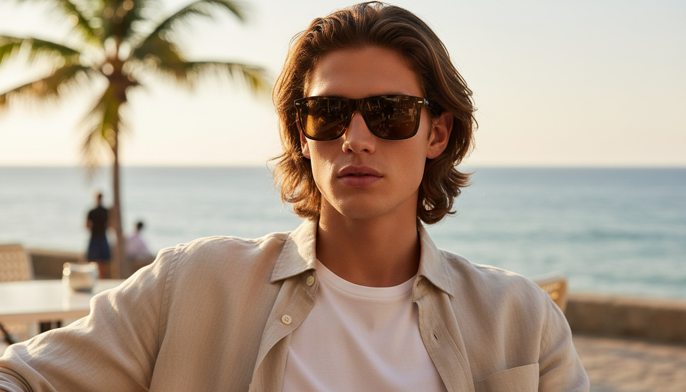 Widok z przodu Ray-Ban BOYFRIEND TWO (RB4547 - 710/57)