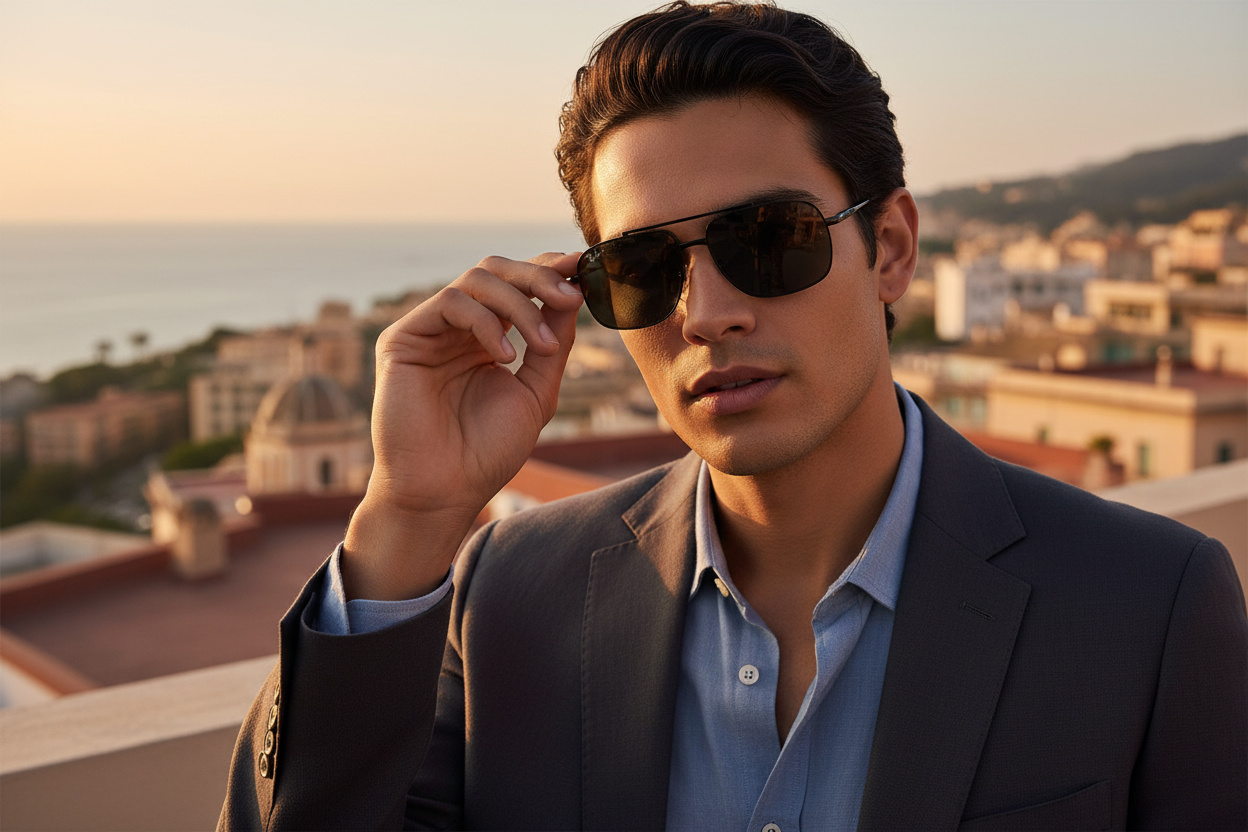 Widok z przodu Ray-Ban MICHAEL TITANIUM (RB8096 - 9267K8)