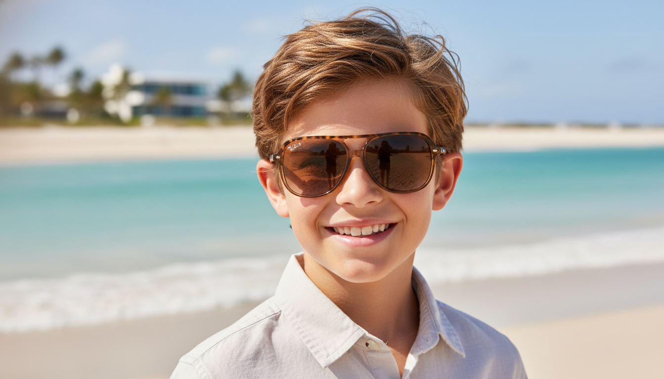 Widok z przodu Ray-Ban Kids JUNIOR BILL (RJ9096S - 7152T5)