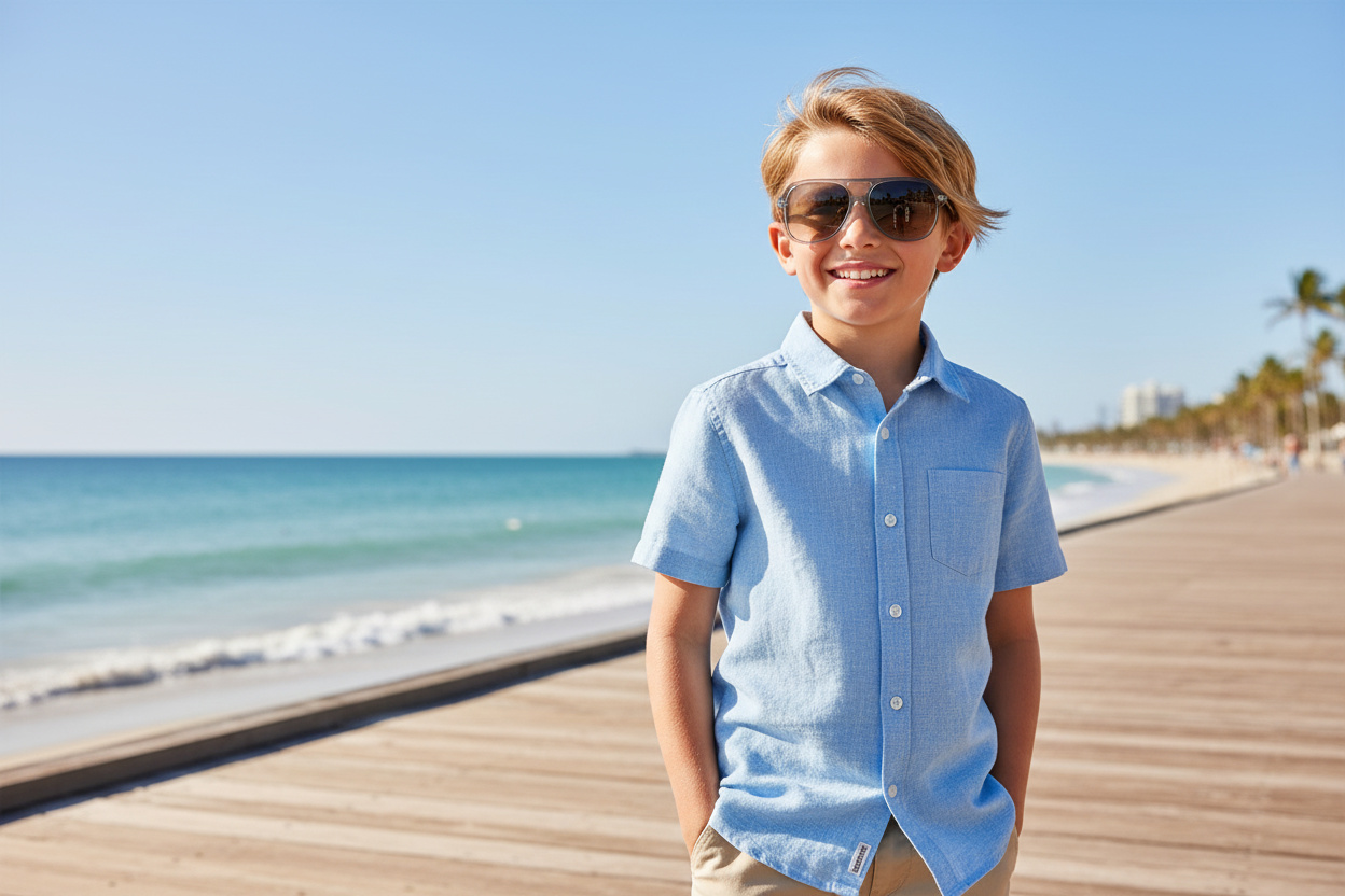 Widok z przodu Ray-Ban Kids JUNIOR BILL (RJ9096S - 715311)