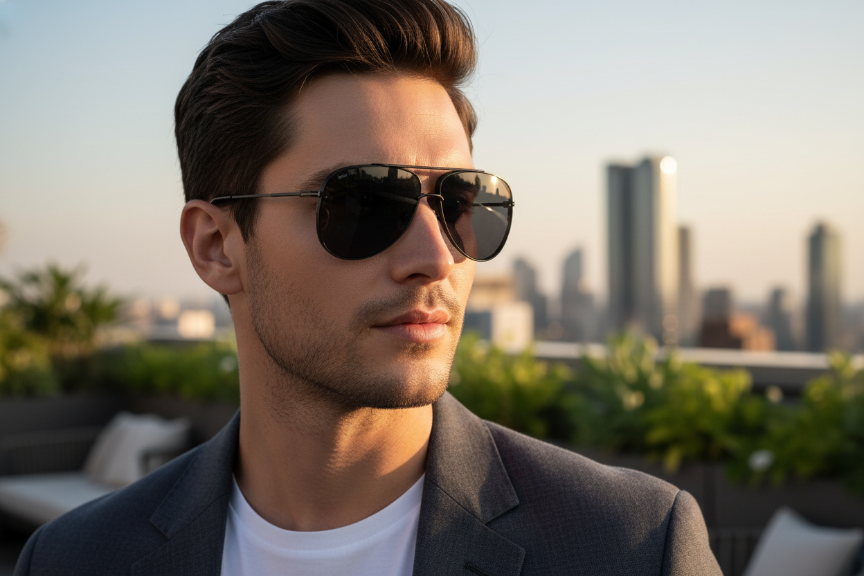 Widok z przodu Tom Ford LEON (FT1071 - 01A)