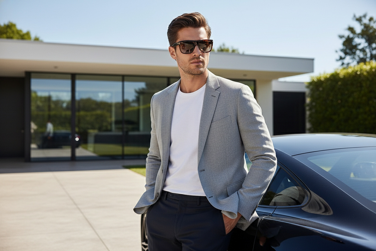 Widok z przodu Tom Ford ALBERTO (FT1077 - 52F)