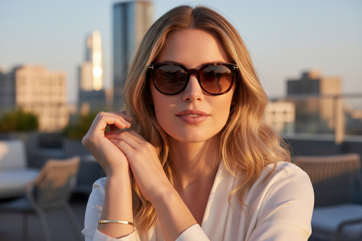 Widok z przodu Tom Ford MOIRA (FT1109 - 52H)