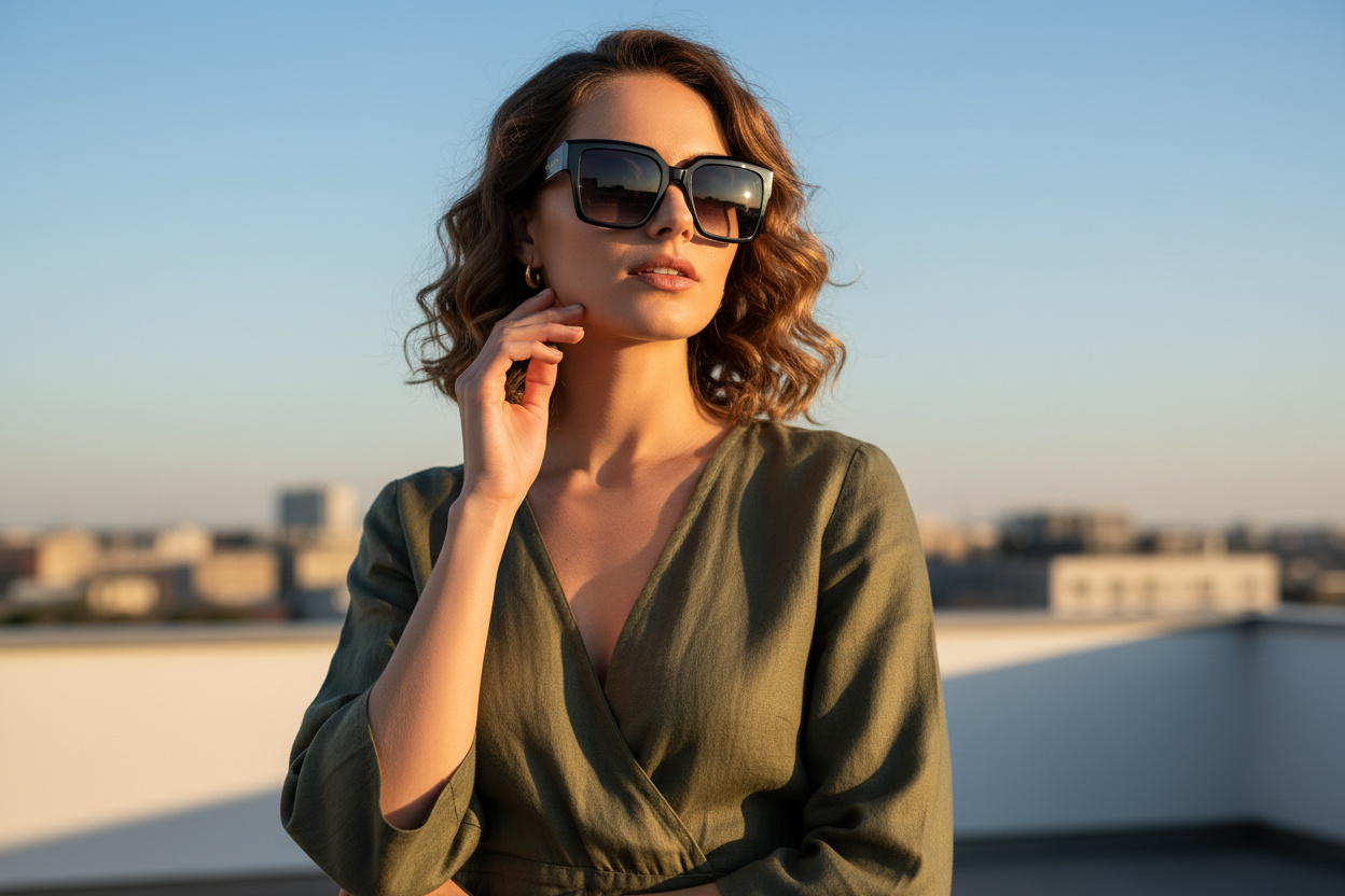 Widok z przodu Vogue Eyewear VO5553S (W44/8G)