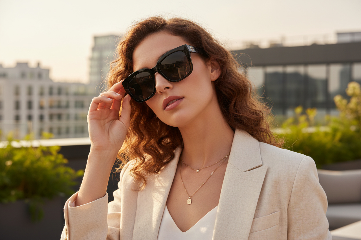 Widok z przodu Gucci GG1338SK (001)