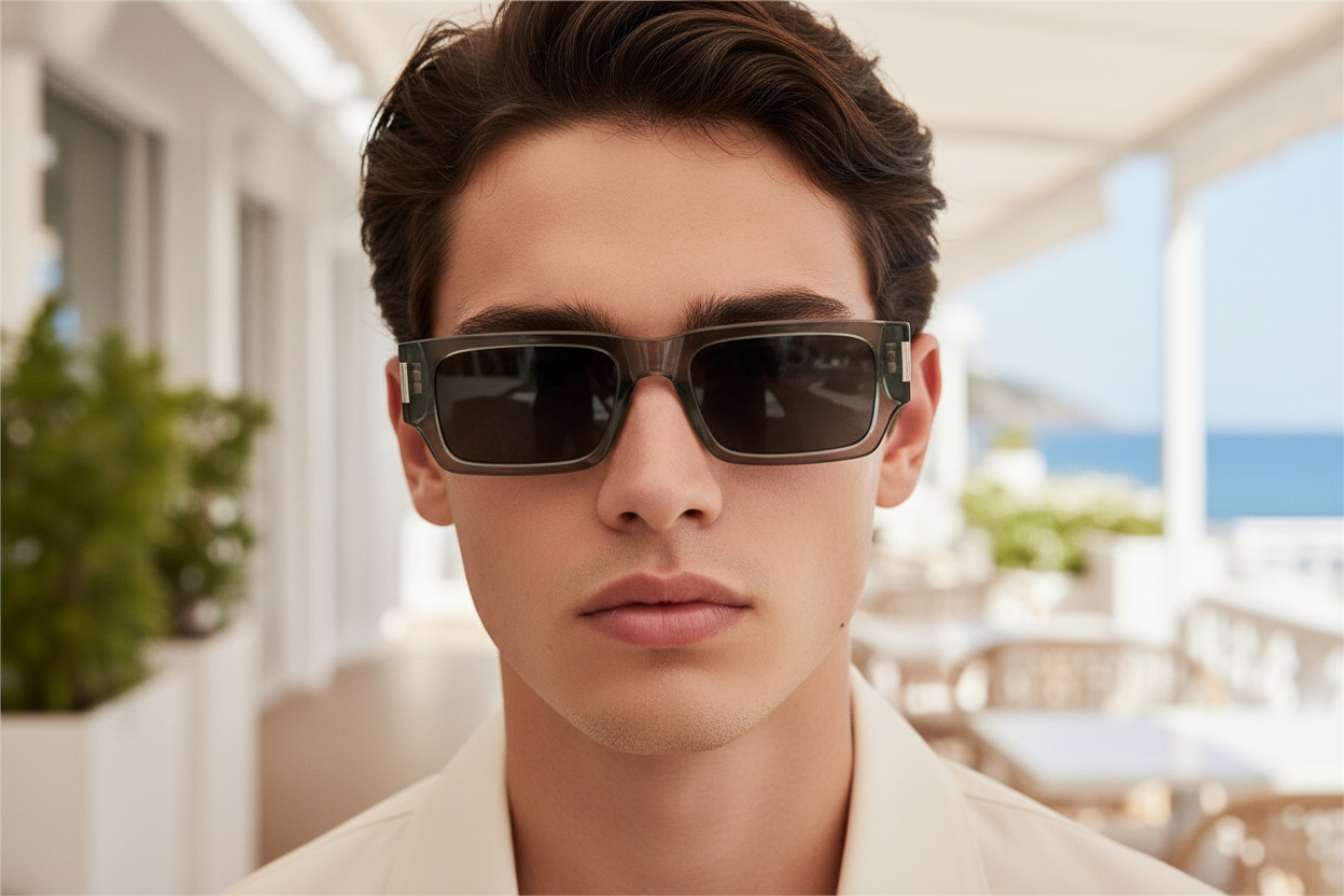 Widok z przodu Saint Laurent SL 660 (003)