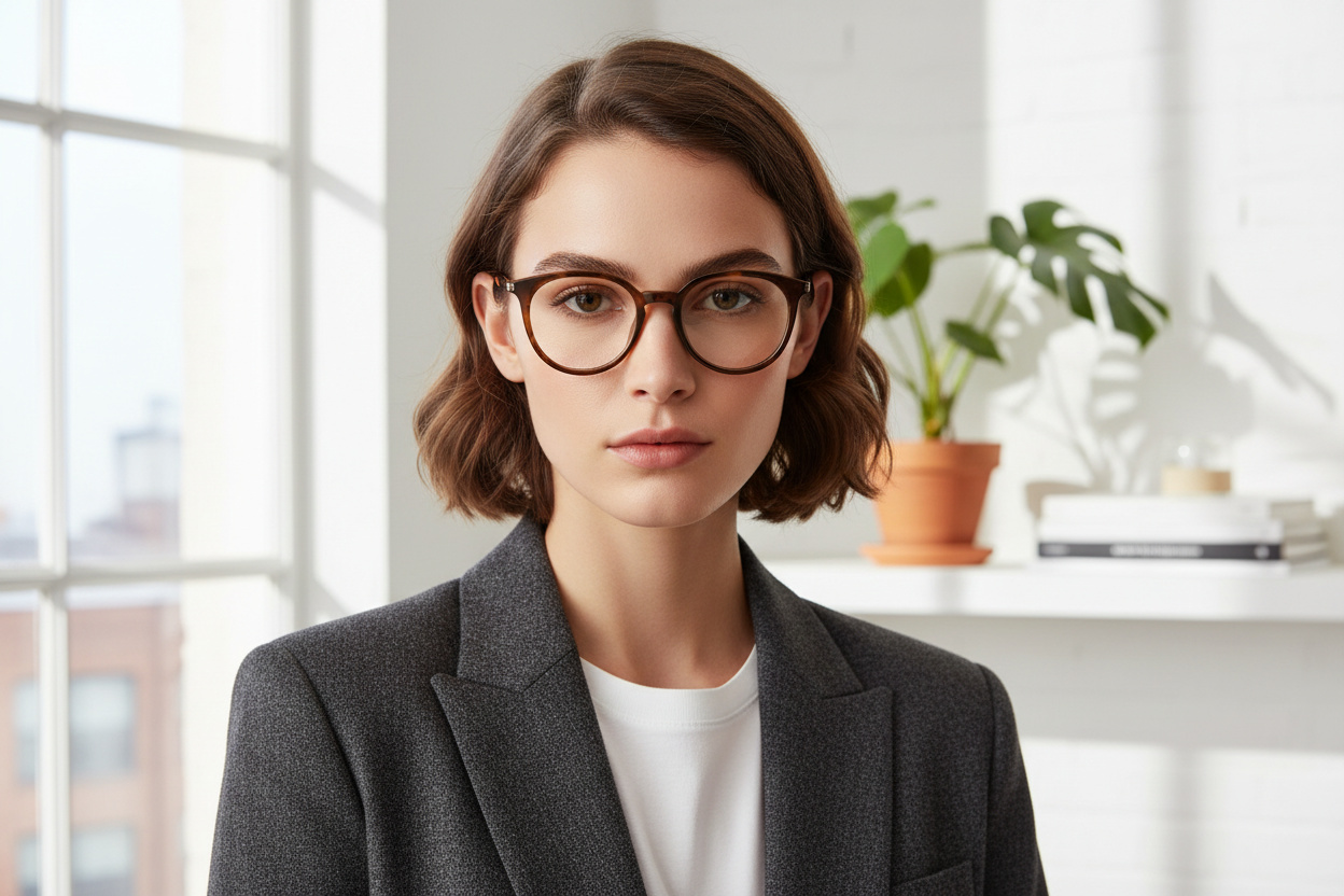 Widok z przodu Saint Laurent SL 681/F (002)