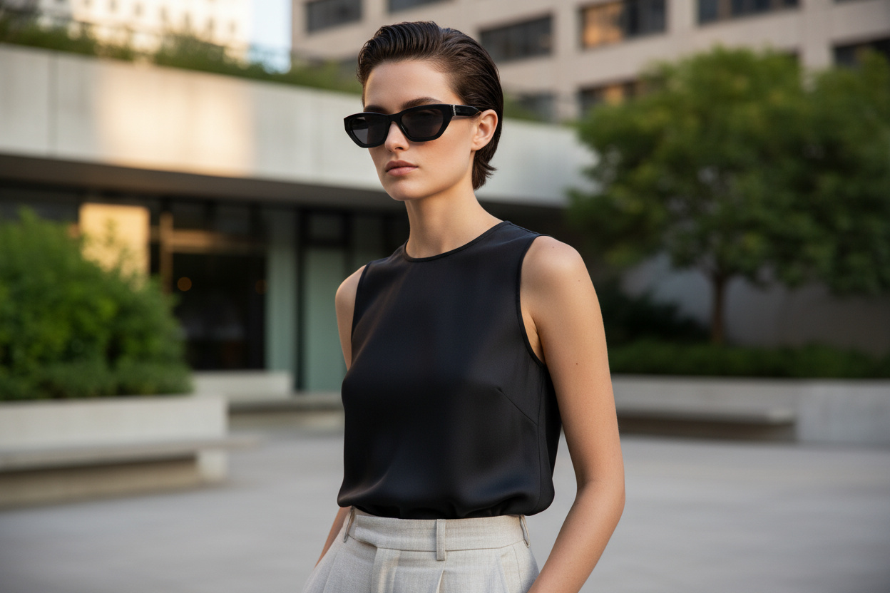 Widok z przodu Saint Laurent SL M126 (001)