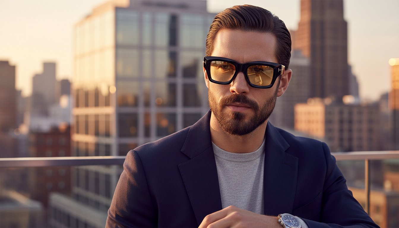 Widok z przodu Tom Ford ILIAS (FT1154 - 01E)