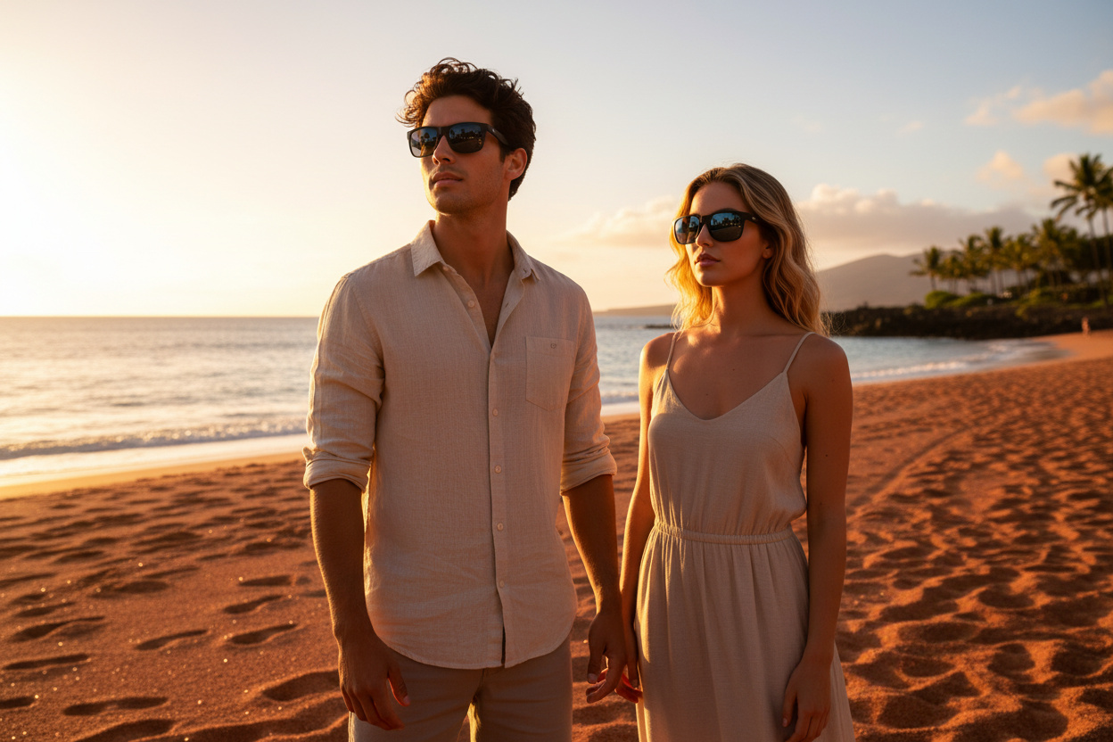 Widok z przodu Maui Jim Red Sands (432N-2M)