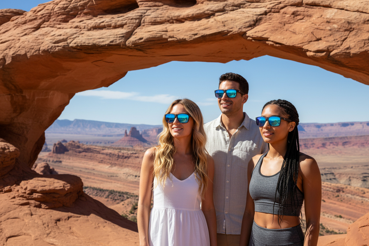 Widok z przodu Maui Jim Red Sands (B432N-2M)