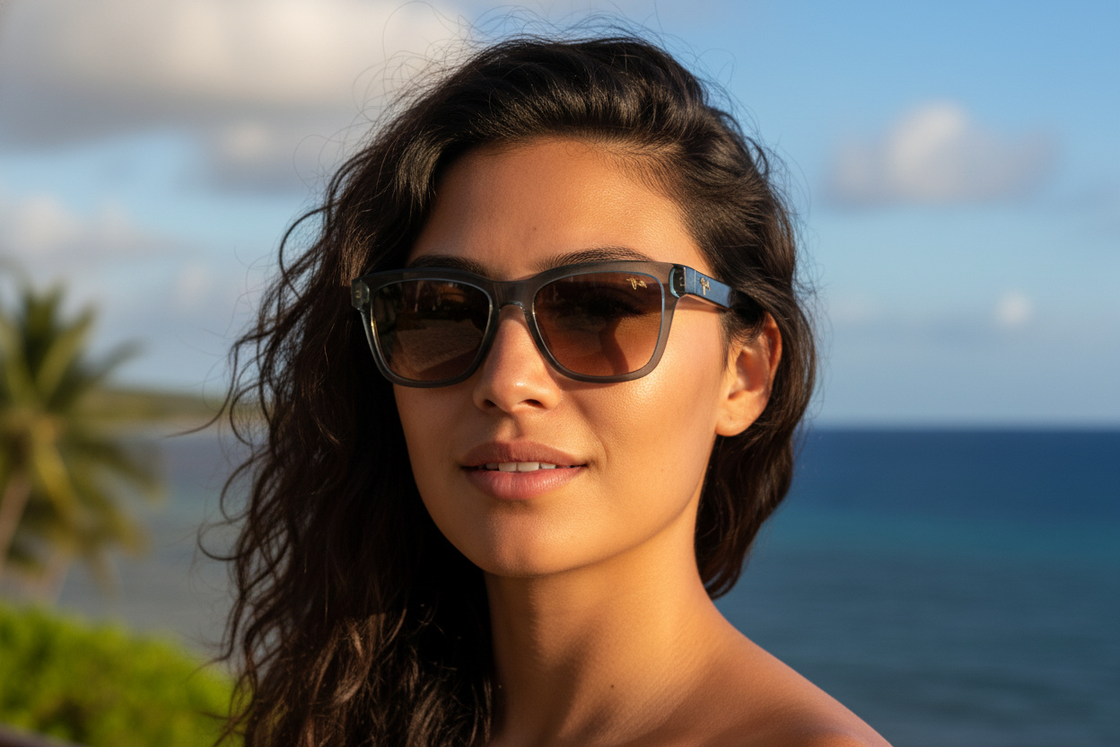 Widok z przodu Maui Jim Hanohano (HS644-14)
