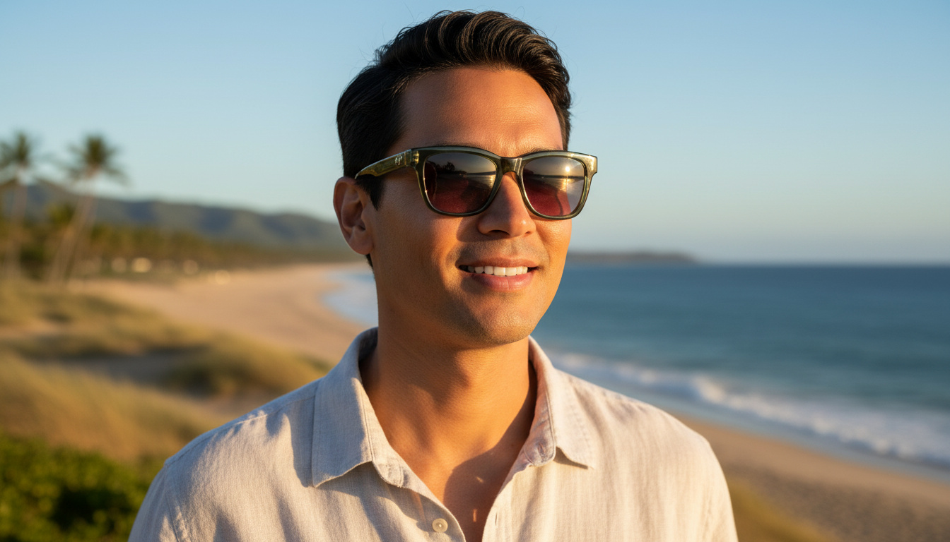 Widok z przodu Maui Jim Hanohano (RS644-15)