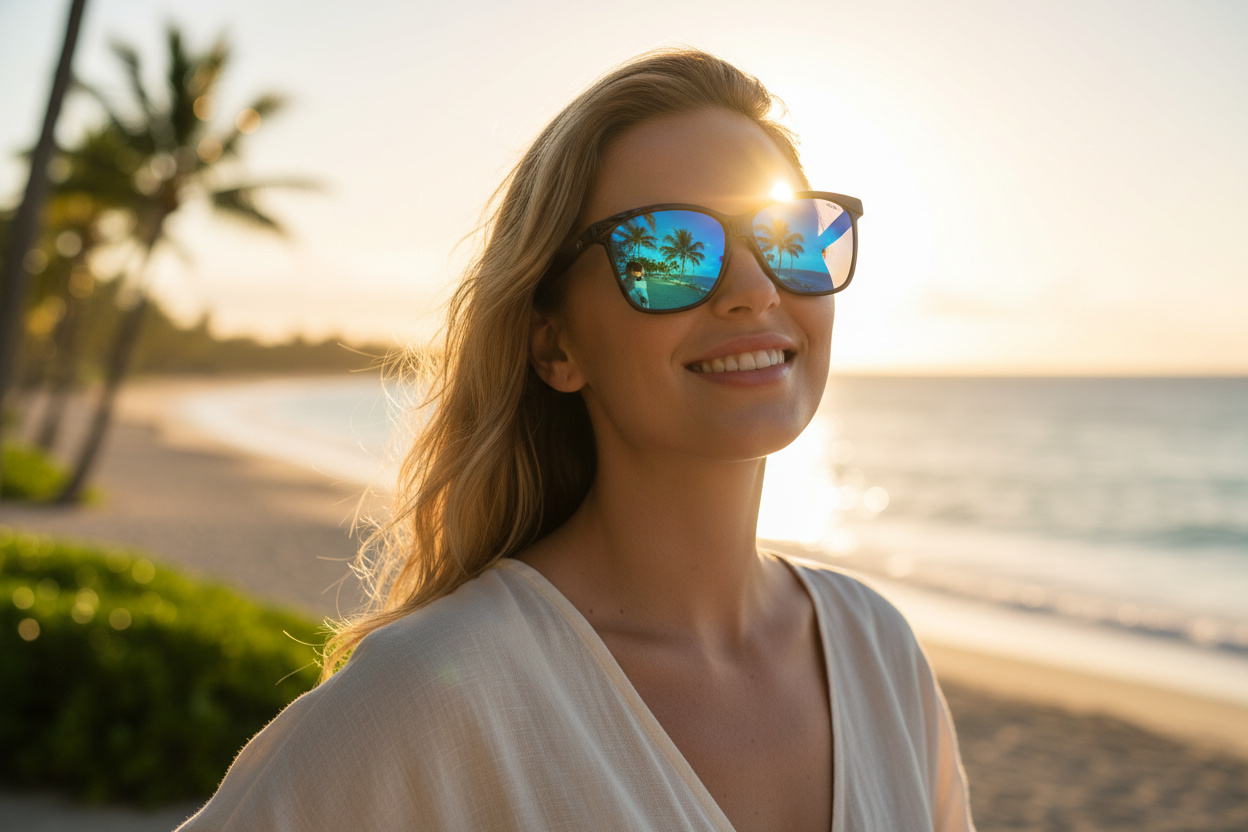 Widok z przodu Maui Jim Liquid Sunshine (B601-03)