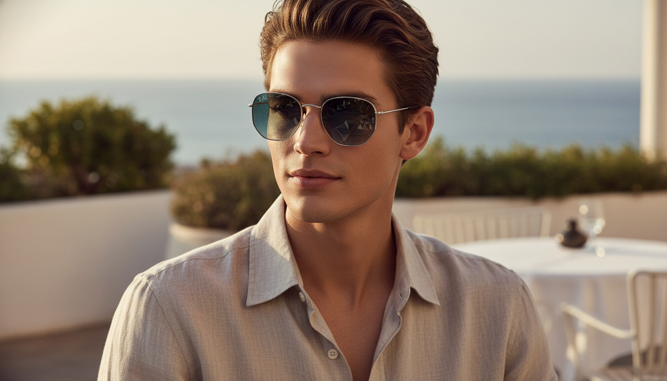 Widok z przodu Ray-Ban HEXAGONAL (RB3548N - 003/3M)