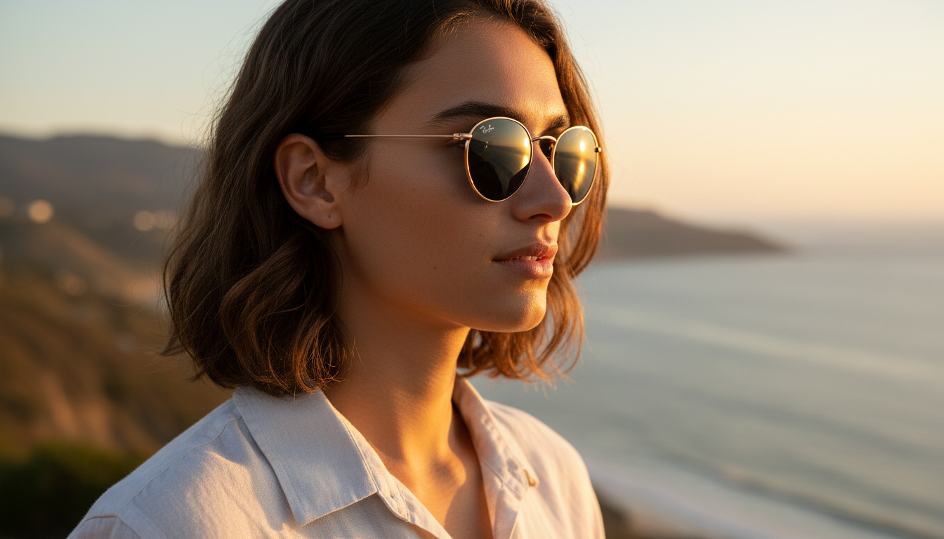 Widok z przodu Ray-Ban ROUND REVERSE (RBR0103S - 92023A)