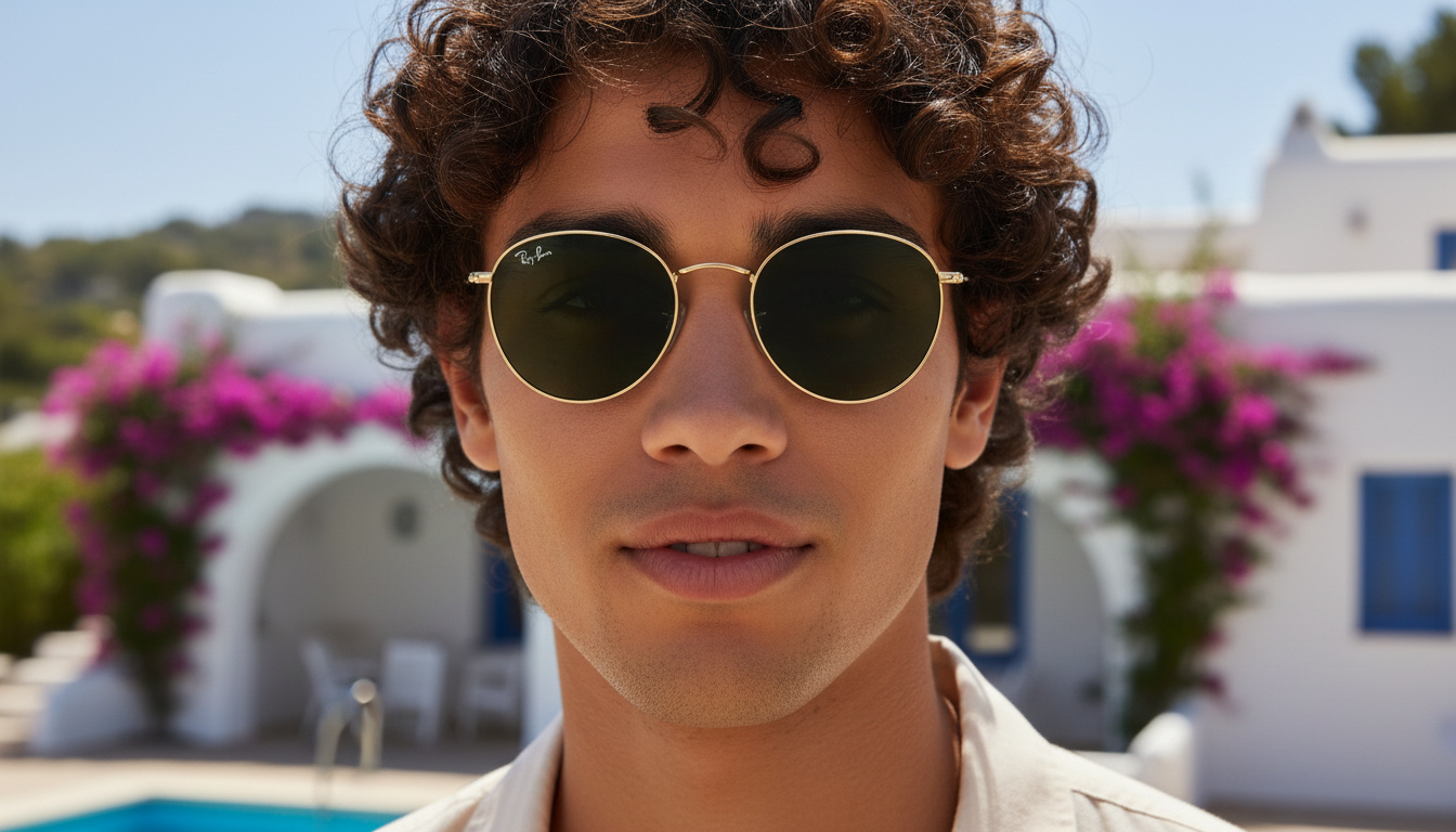 Widok z przodu Ray-Ban ROUND REVERSE (RBR0103S - 001/VR)