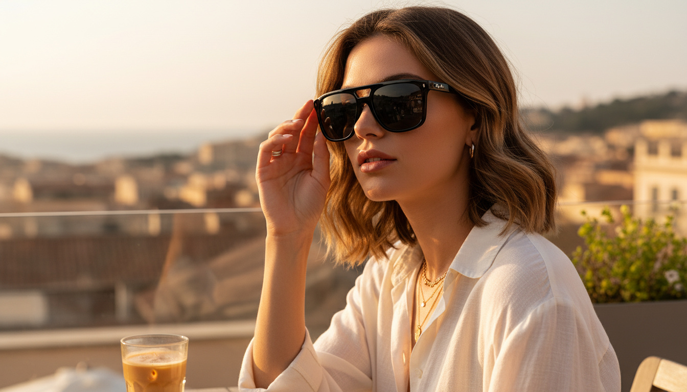 Widok z przodu Ray-Ban RB2213CH (901/K8)