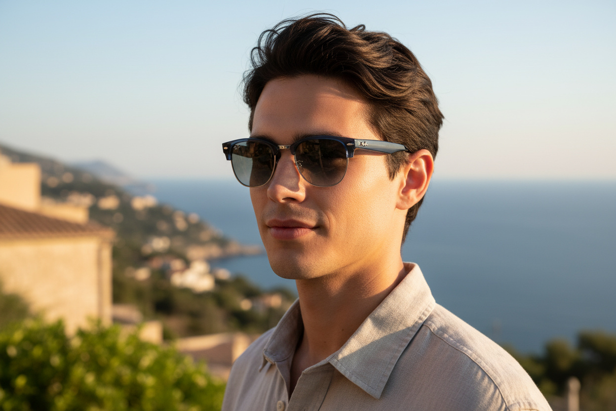 Widok z przodu Ray-Ban CLUBMASTER REVERSE (RBR0504S - 670879)