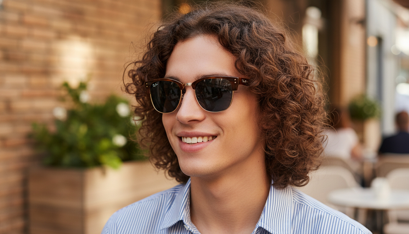 Widok z przodu Ray-Ban CLUBMASTER REVERSE (RBR0504S - 13983A)