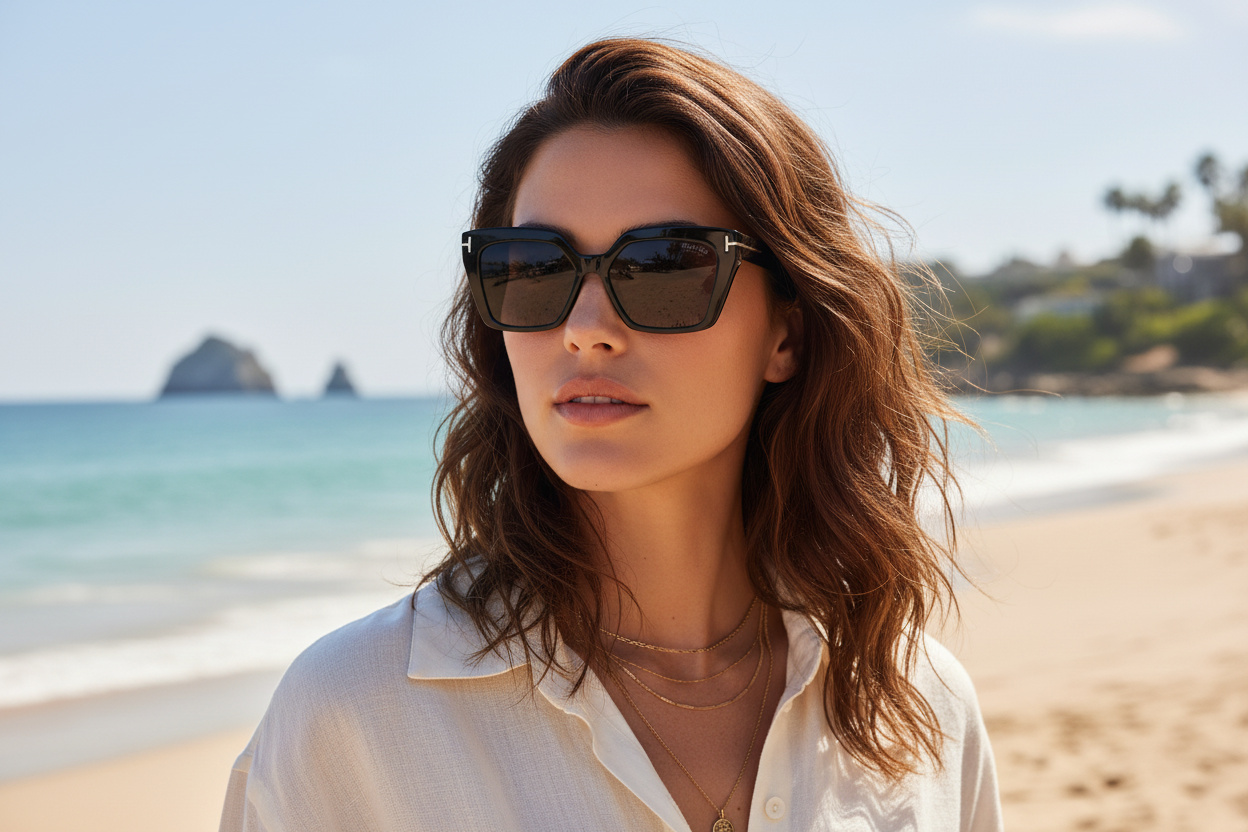 Widok z przodu Tom Ford WINONA (FT1030 - 01D)