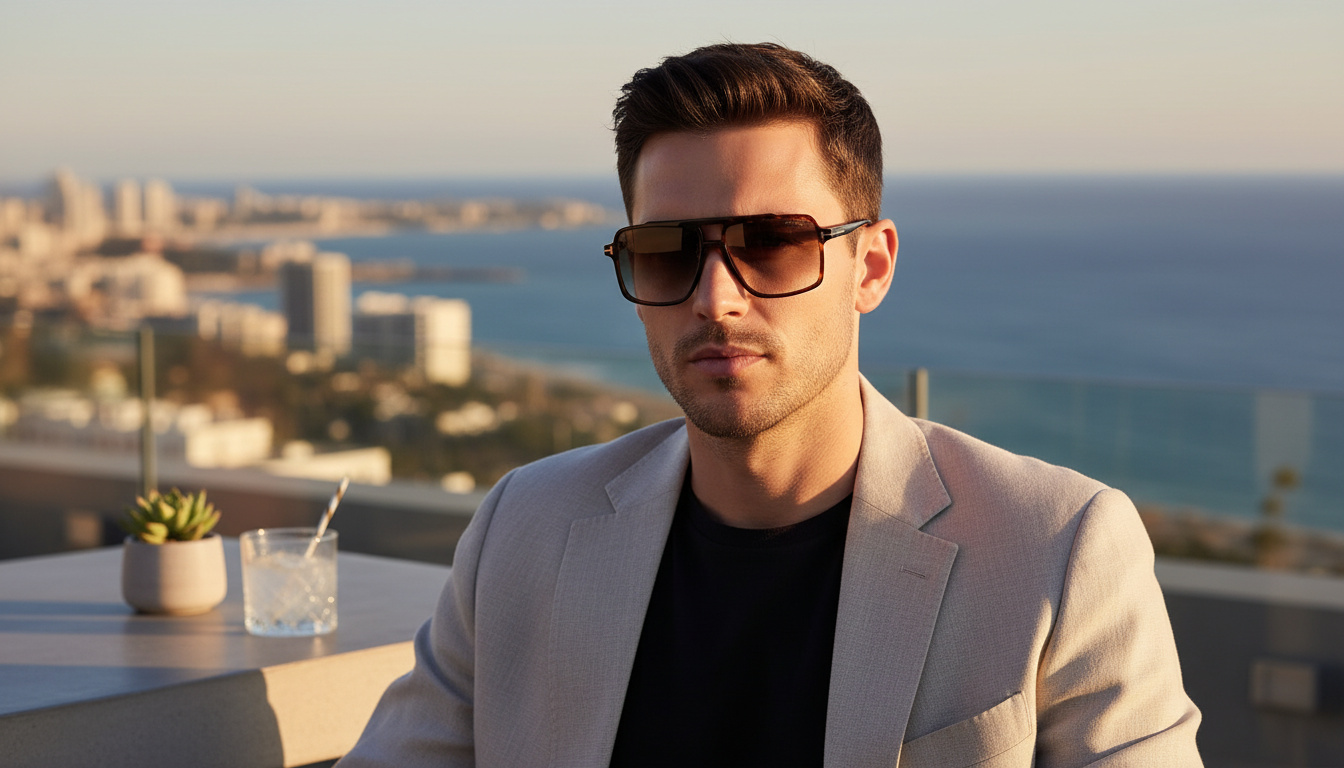 Widok z przodu Tom Ford KEMP (FT1177 - 52B)