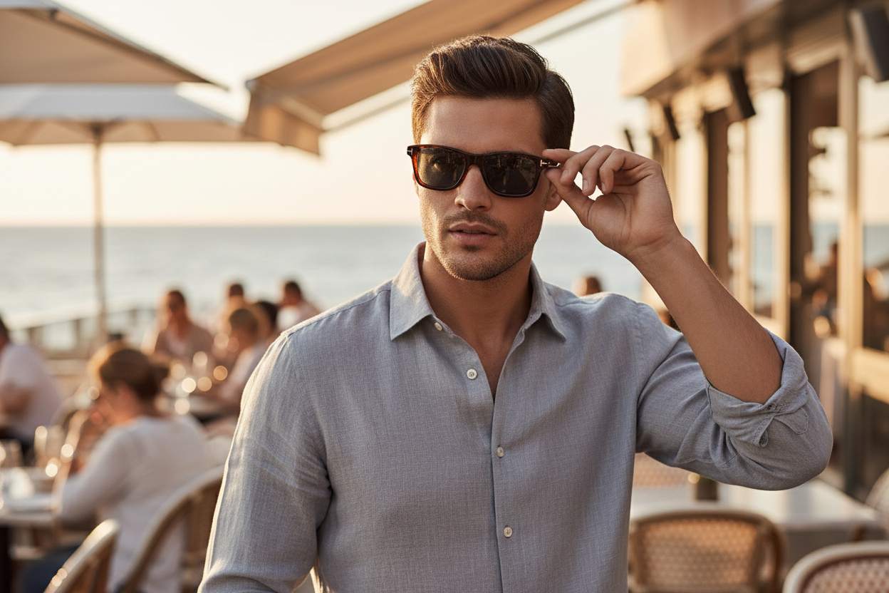 Widok z przodu Tom Ford BARRON (FT1179 - 54V)
