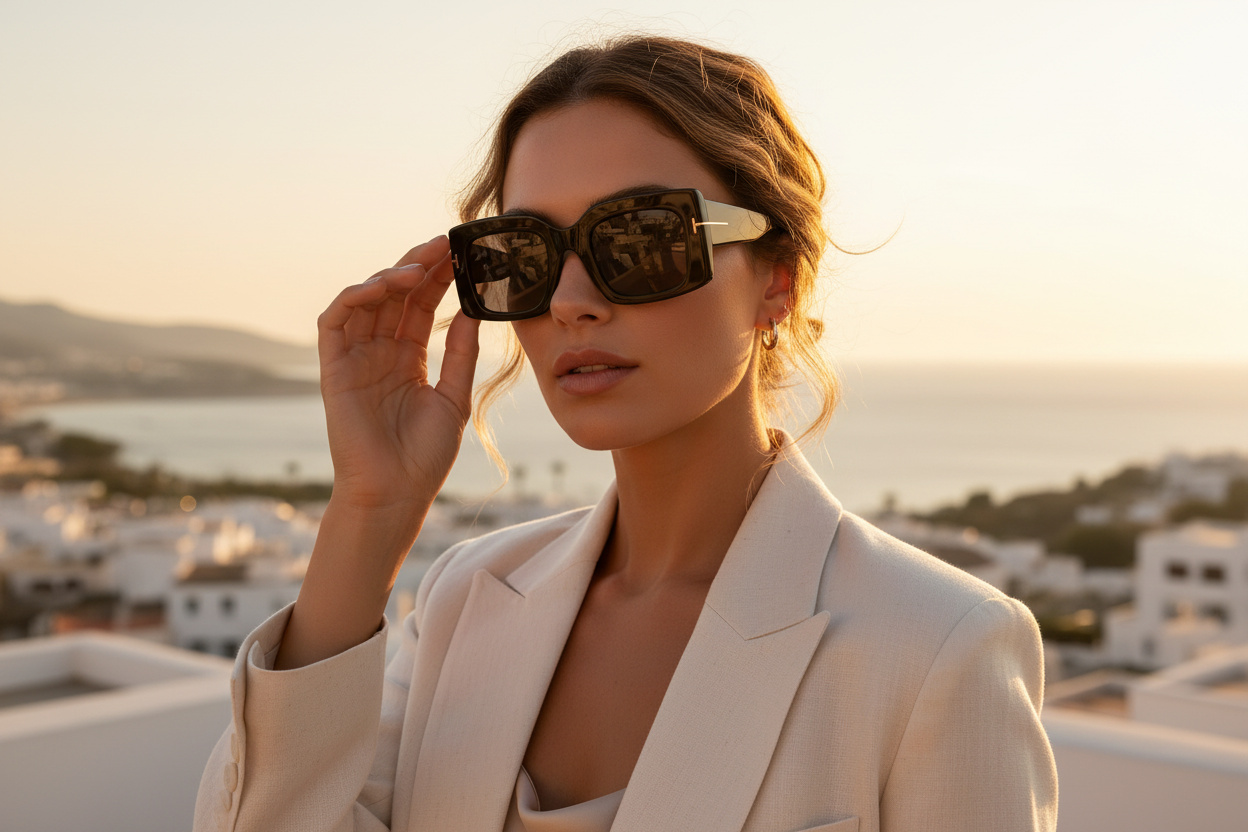 Widok z przodu Tom Ford BRIGITTA (FT1188 - 01A)