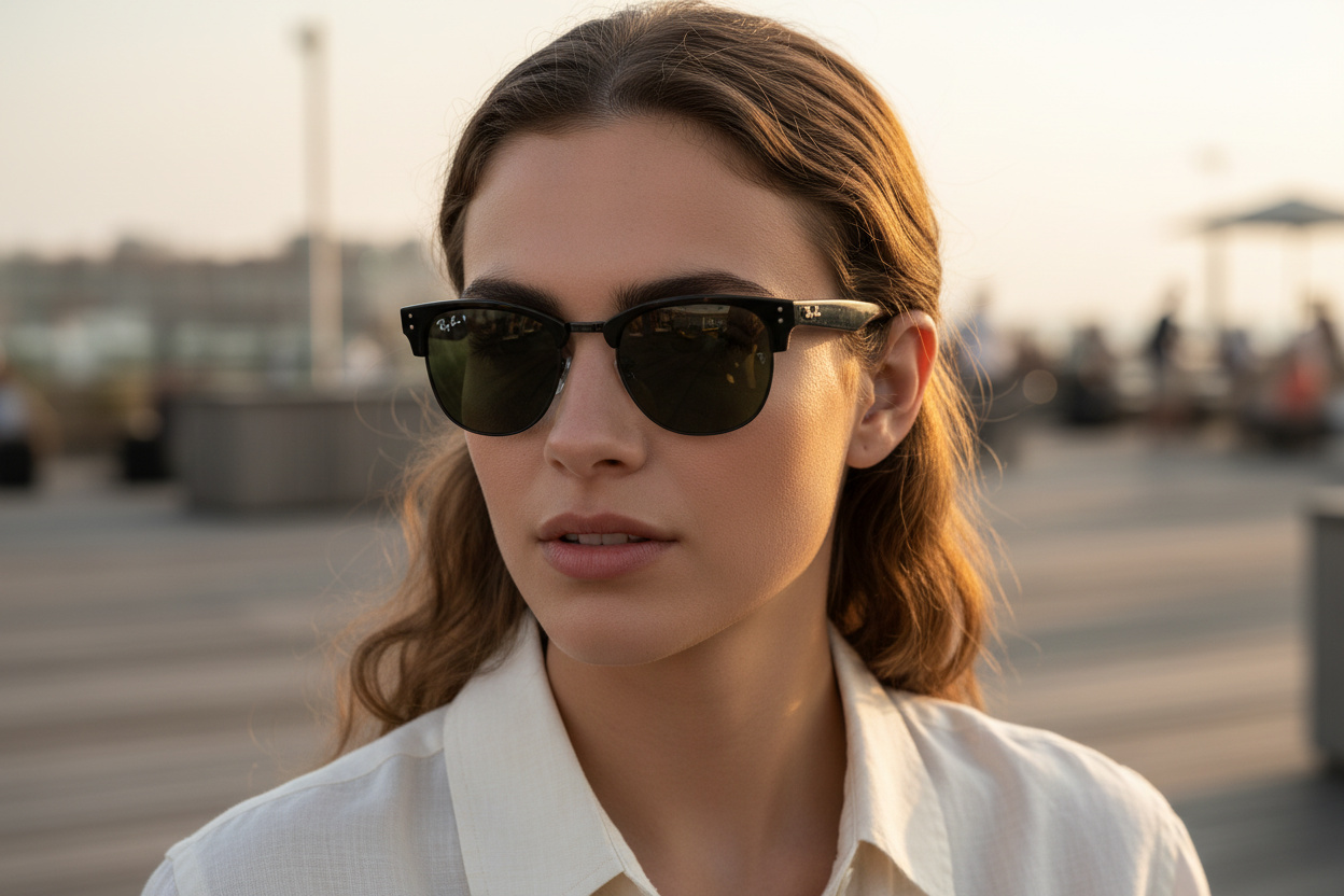 Widok z przodu Ray-Ban CLUBMASTER REVERSE (RBR0504S - 67839A)