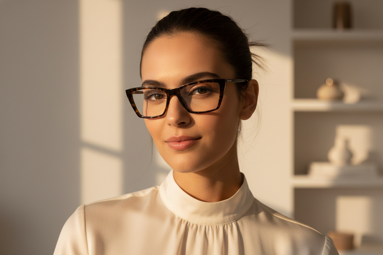 Widok z przodu Saint Laurent SL 737 MICA THIN OPT (002)