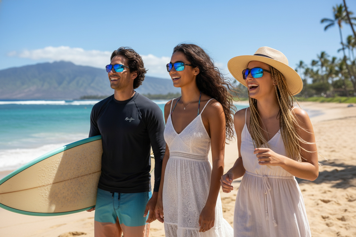 Widok z przodu Maui Jim Hookipa (B807-1115)