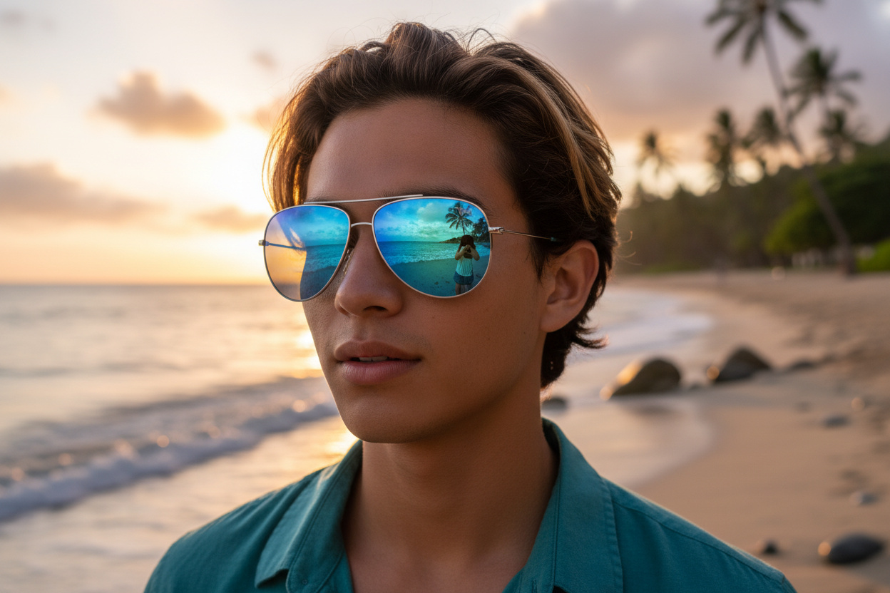 Widok z przodu Maui Jim Hauoli (B665-17B)